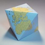 Un globe à colorier et construire Octaedre