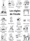 Règles de vie règles de l'école comportement