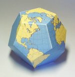 Un globe à colorier et construire Dodecaedre